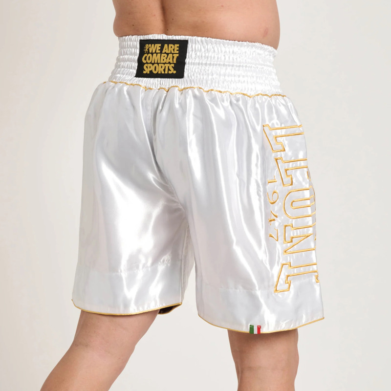 Leone DNA PREMIUM BOXING SHORTS - white